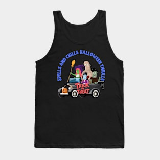 Spells And Chills Halloween Thrills Tank Top